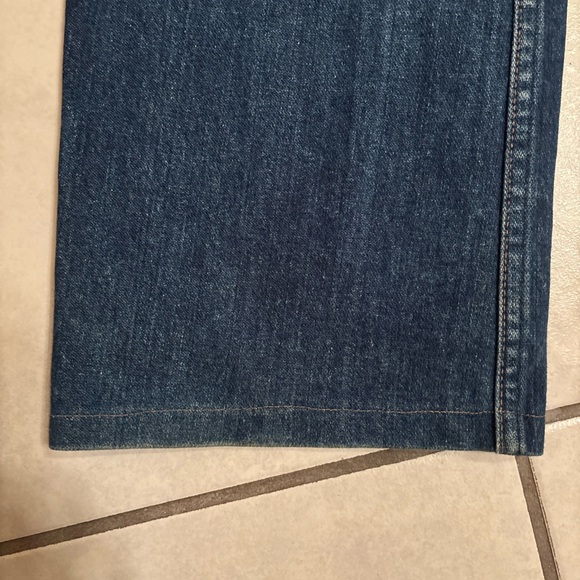 Vintage Blue Bell Wrangler Denim Jeans Straight Fit 36x32 Diamond W - Picture 3 of 8
